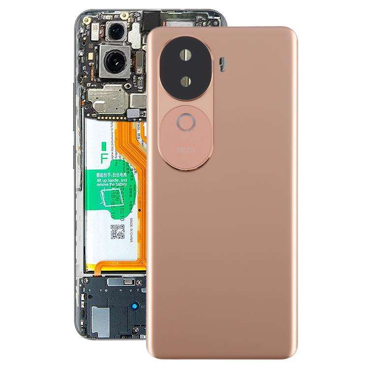 For vivo V40e Battery Back Cover with Camera Lens Cover(Gold)