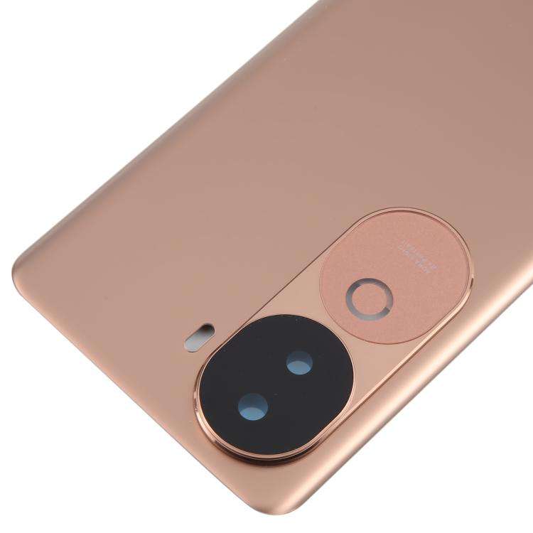 For vivo V40e Battery Back Cover with Camera Lens Cover(Gold)