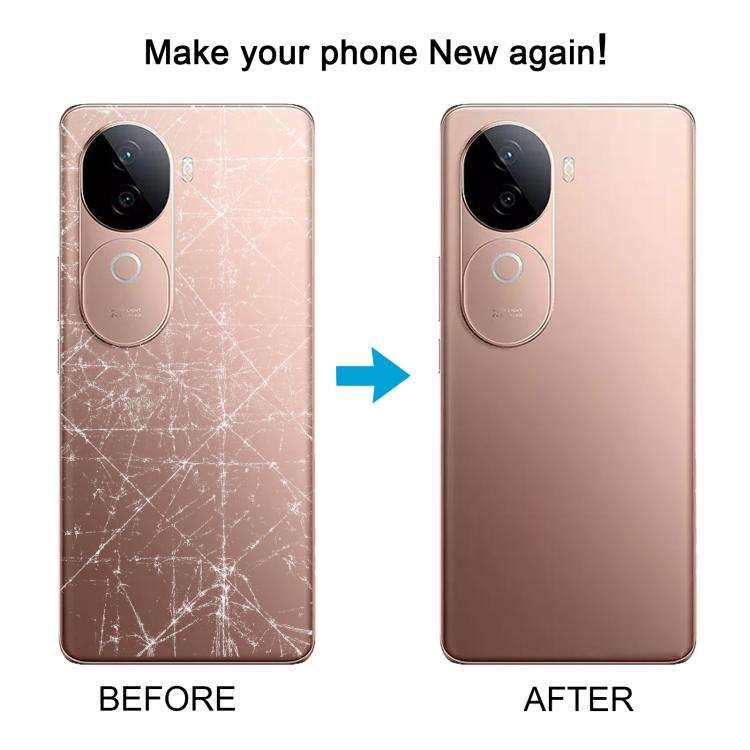 For vivo V40e Battery Back Cover with Camera Lens Cover(Gold)
