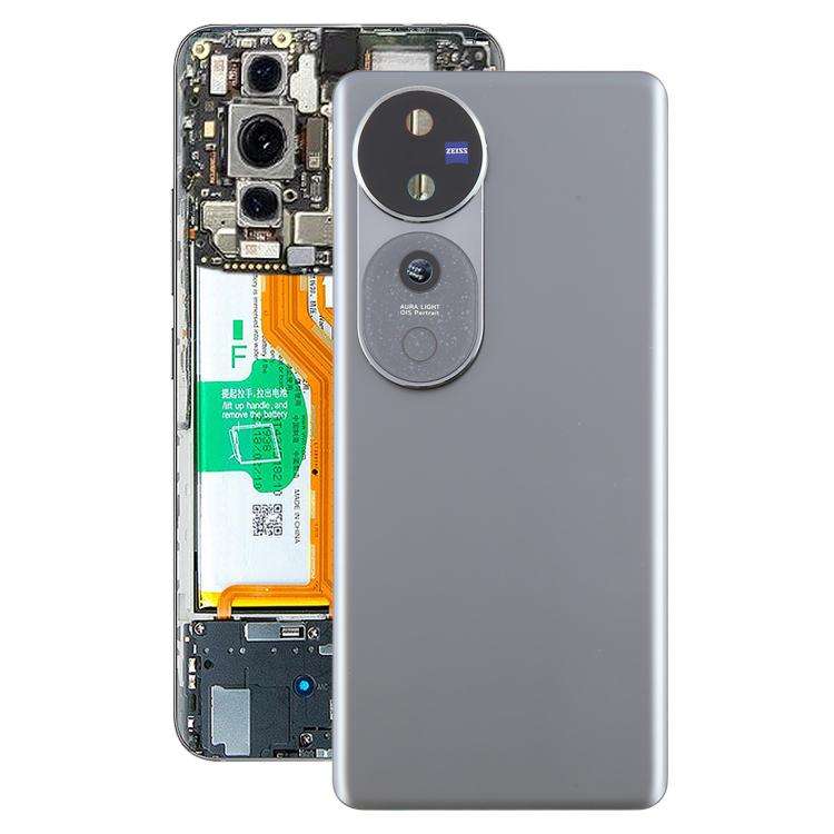 For vivo V40 Pro Battery Back Cover with Camera Lens Cover(Gray)