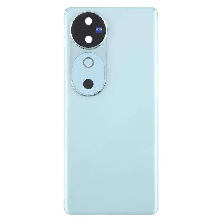For vivo V40 Battery Back Cover with Camera Lens Cover(Blue)