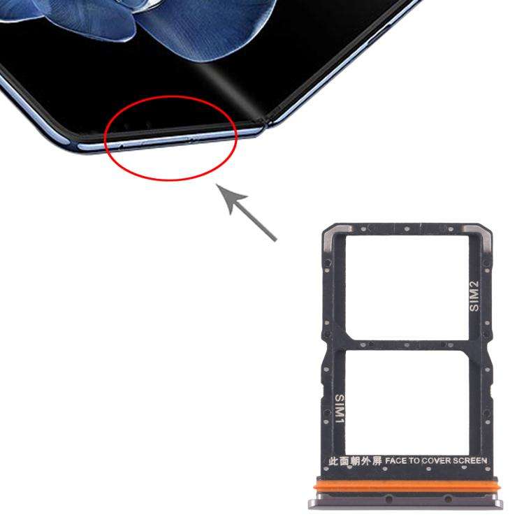 For Xiaomi Mix Fold 4 Original SIM Card Tray + SIM Card Tray (Black)