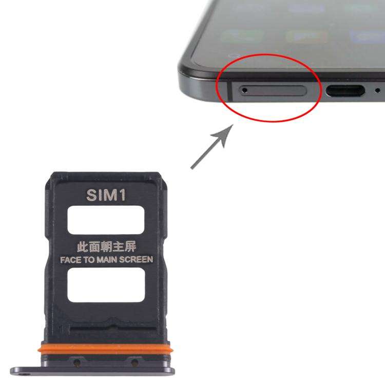 For Xiaomi Mix Flip Original SIM Card Tray + SIM Card Tray (Black)