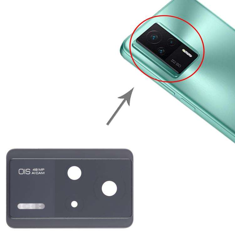 For Xiaomi Redmi K60E Original Rear Camera Lens Cover (Black)
