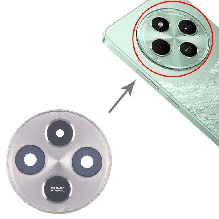 For Xiaomi Poco C75 5G Original Rear Camera Lens Cover (Silver)