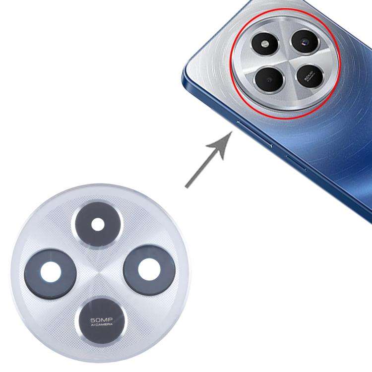 For Xiaomi Redmi 14C 5G Original Rear Camera Lens Cover (Silver)