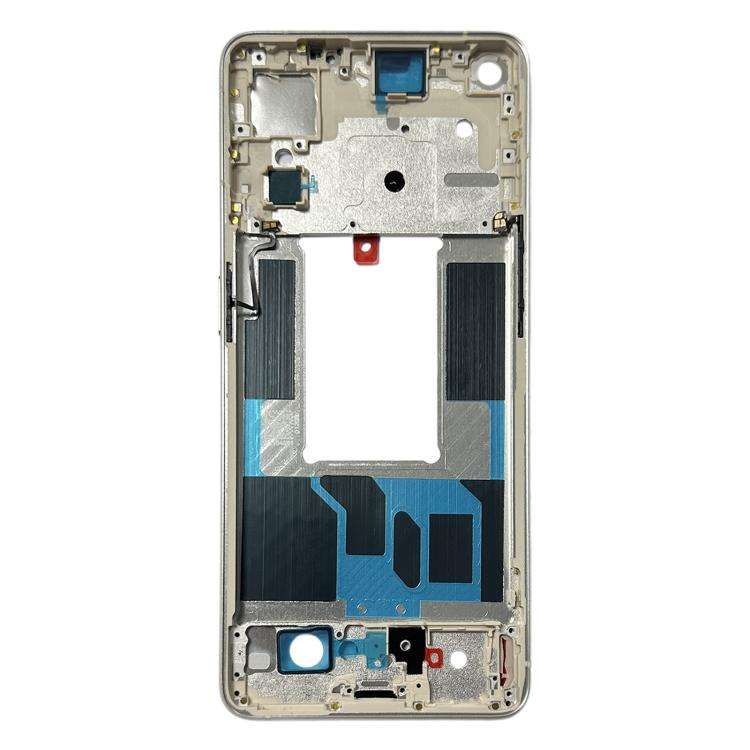 For OPPO Reno7 Pro 5G Front Housing LCD Frame Bezel Plate (Gold)