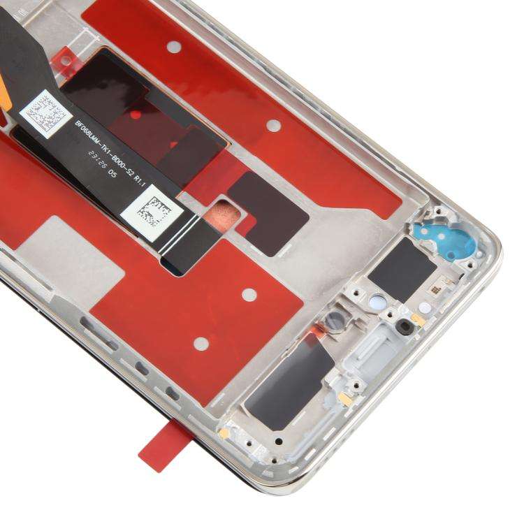 For Honor 90 Pro Original LCD Screen Digitizer Full Assembly with Frame (Silver)