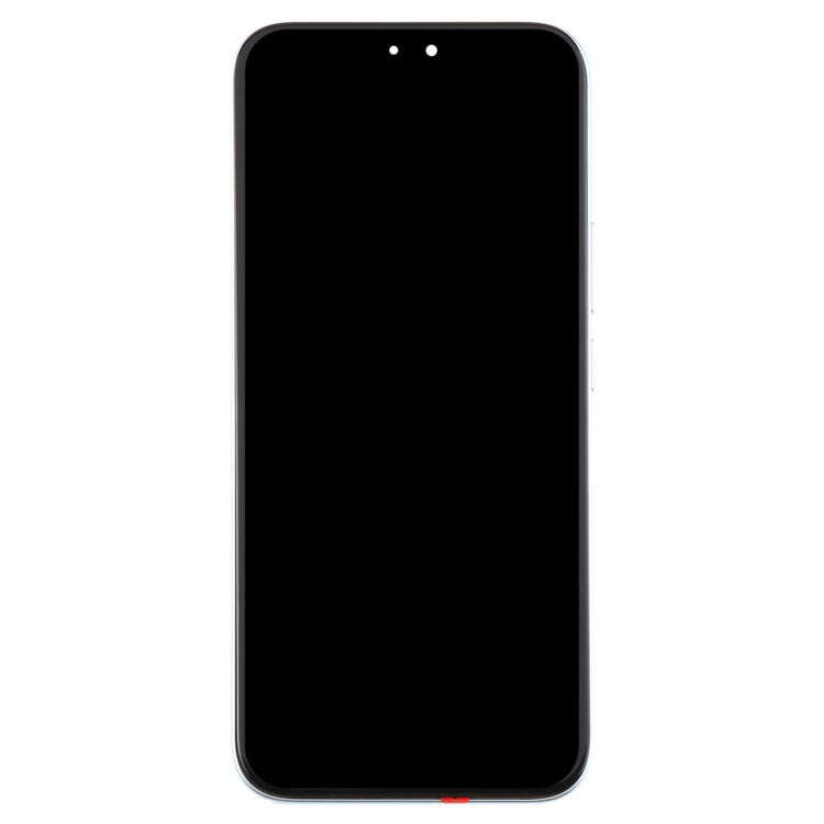For Honor X60i Original LCD Screen Digitizer Full Assembly with Frame (Blue)