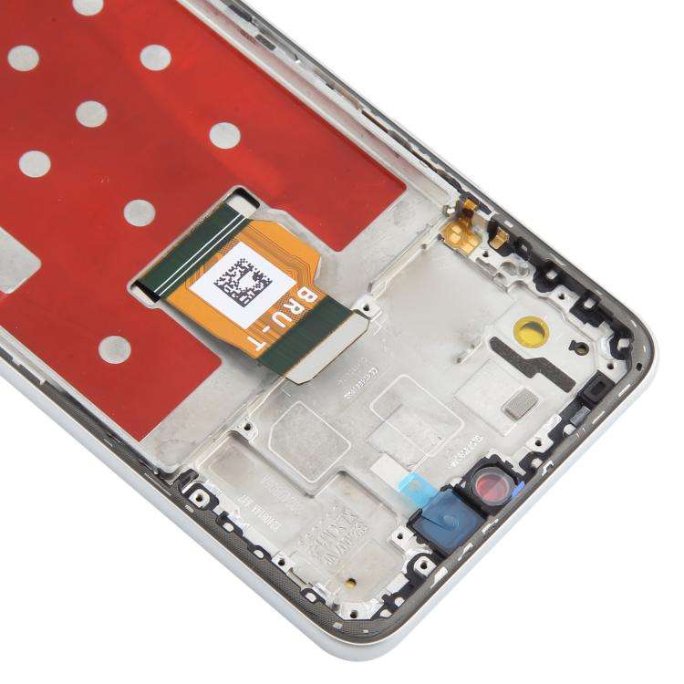 For Honor X60 Original LCD Screen Digitizer Full Assembly with Frame (Silver)