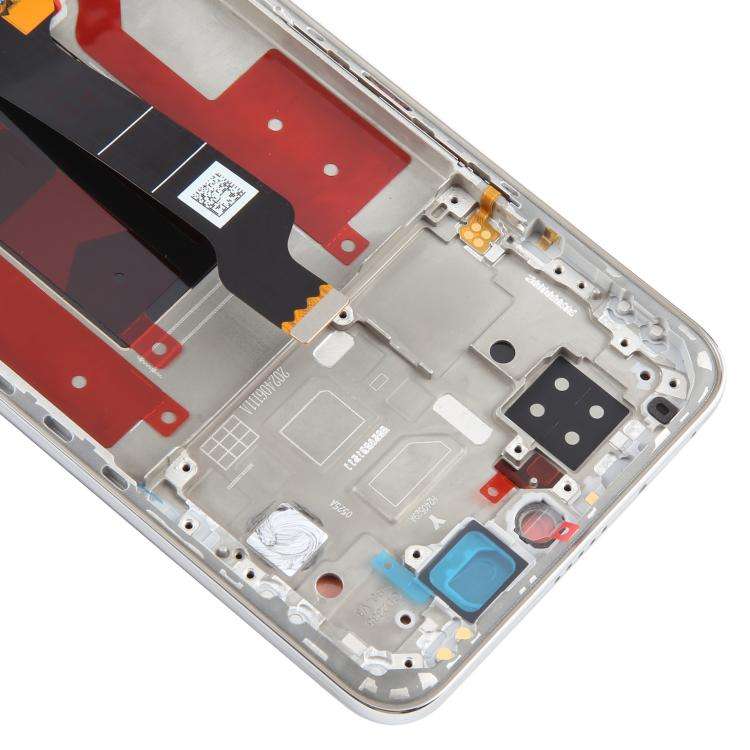 For Honor 200 Original LCD Screen Digitizer Full Assembly with Frame (Silver)