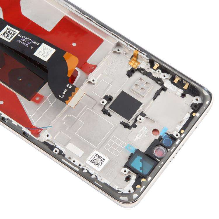 For Honor 300 Pro Original LCD Screen Digitizer Full Assembly with Frame (Silver)