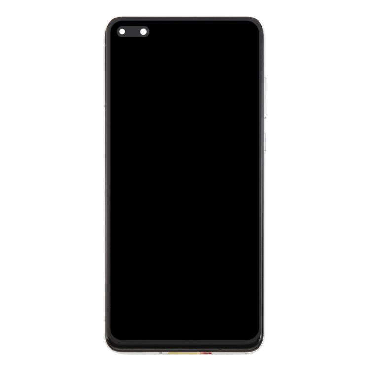 For Huawei P40 TFT LCD Screen Digitizer Full Assembly with Frame, Not Supporting Fingerprint Iden...