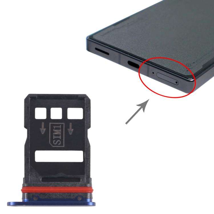 For ZTE nubia RedMagic 7s Pro NX709S SIM Card Tray + SIM Card Tray (Blue)