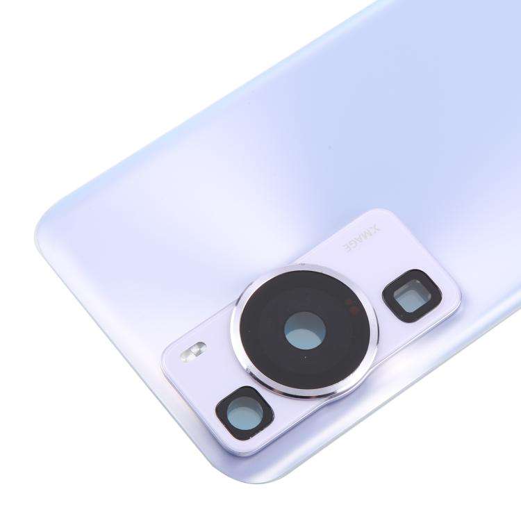 For Huawei P60 Battery Back Cover with Camera Lens Cover(Purple)
