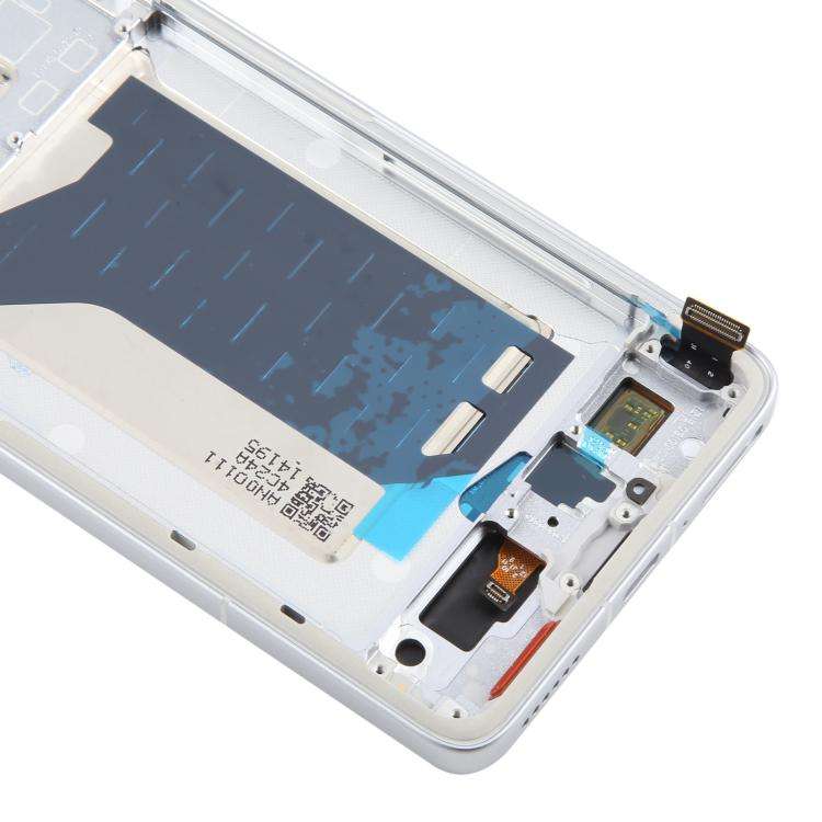 For Xiaomi Redmi K80 Pro AMOLED Original LCD Screen Digitizer Full Assembly with Frame (Silver)