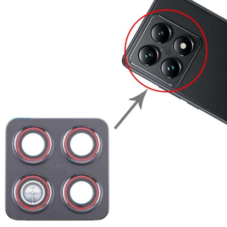 For Xiaomi 14T Original Rear Camera Lens Cover (Black)