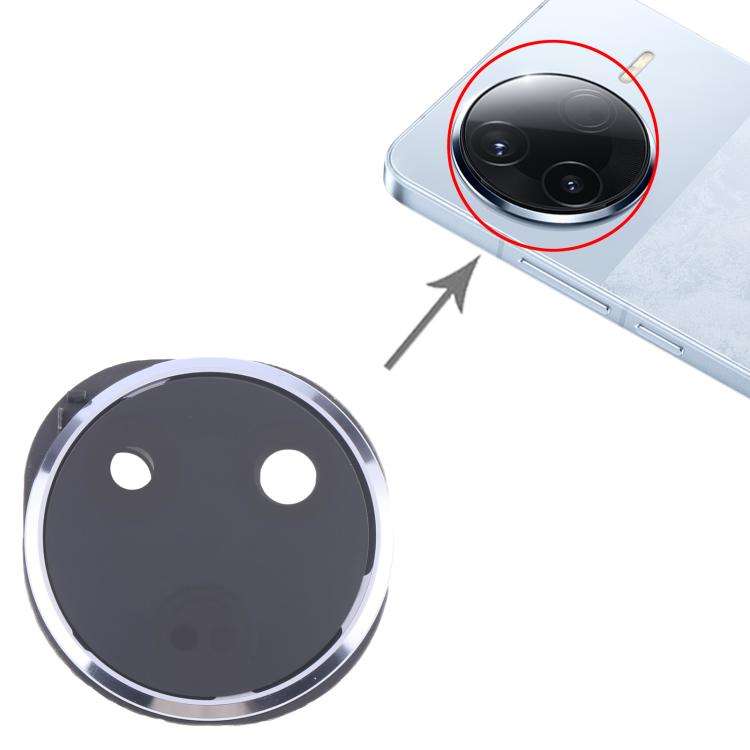 For Xiaomi Redmi K80 Original Rear Camera Lens Cover (Silver)