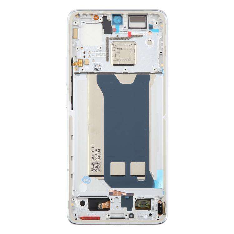 For Xiaomi Redmi K80 AMOLED Original LCD Screen Digitizer Full Assembly with Frame (Silver)