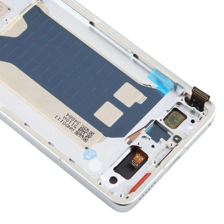For Xiaomi Redmi K80 AMOLED Original LCD Screen Digitizer Full Assembly with Frame (Silver)
