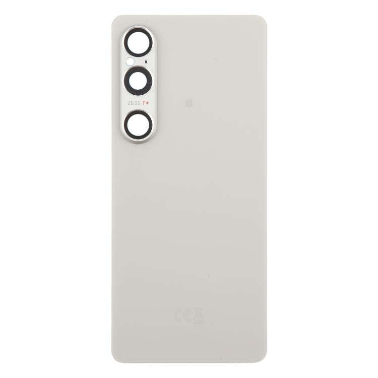 For Sony Xperia 1 VI Original Battery Back Cover with Camera Lens Cover(Silver)
