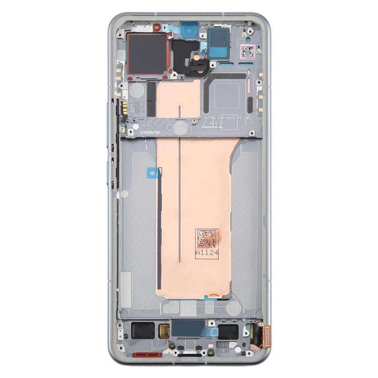 For Xiaomi 15 Pro AMOLED Original LCD Screen Digitizer Full Assembly with Frame (Silver)