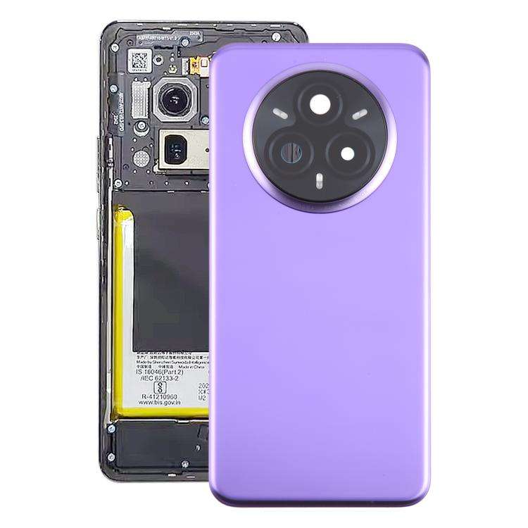For Realme 14 Pro+ Original Battery Back Cover with Camera Lens Cover(Purple)