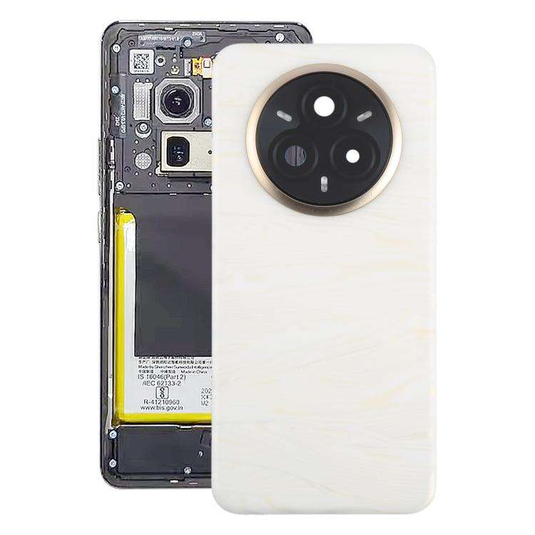 For Realme 14 Pro+ Original Battery Back Cover with Camera Lens Cover(White)