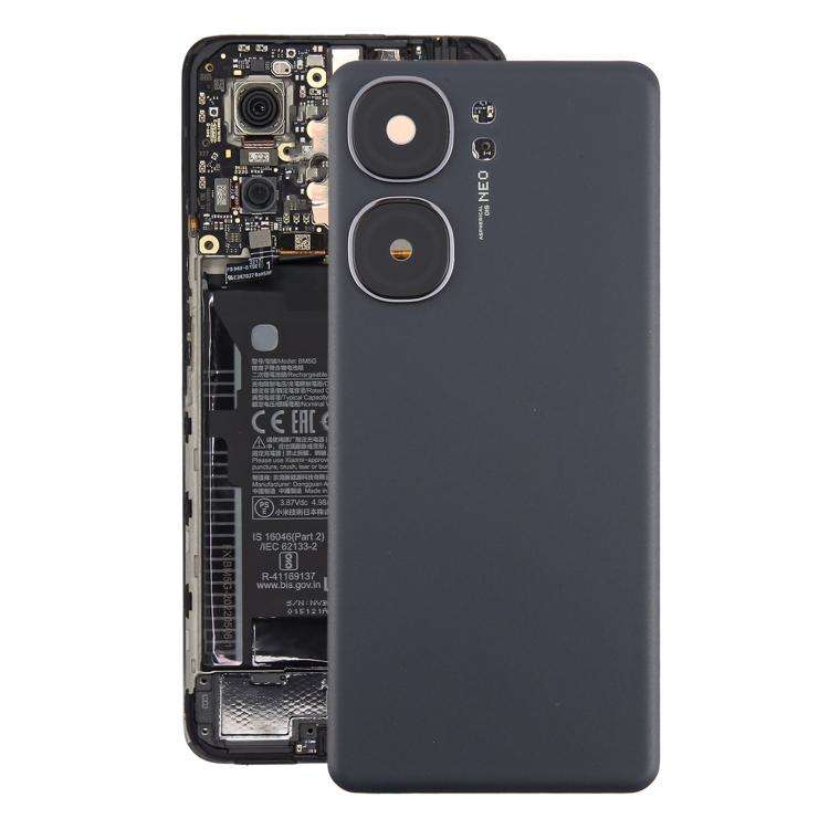 For vivo iQOO Neo9 Pro Battery Back Cover with Camera Lens Cover(Black)
