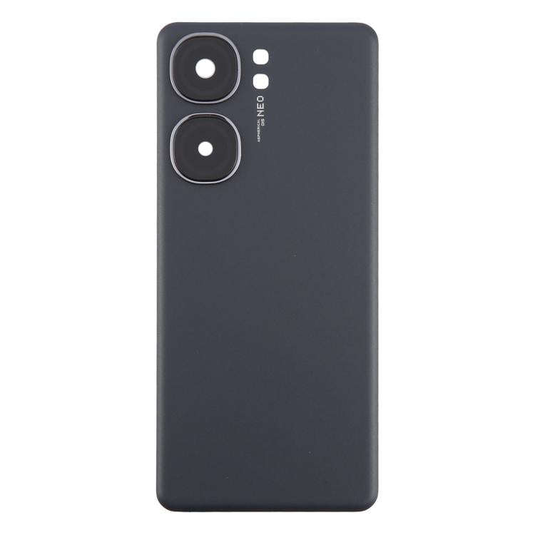 For vivo iQOO Neo9 Pro Battery Back Cover with Camera Lens Cover(Black)