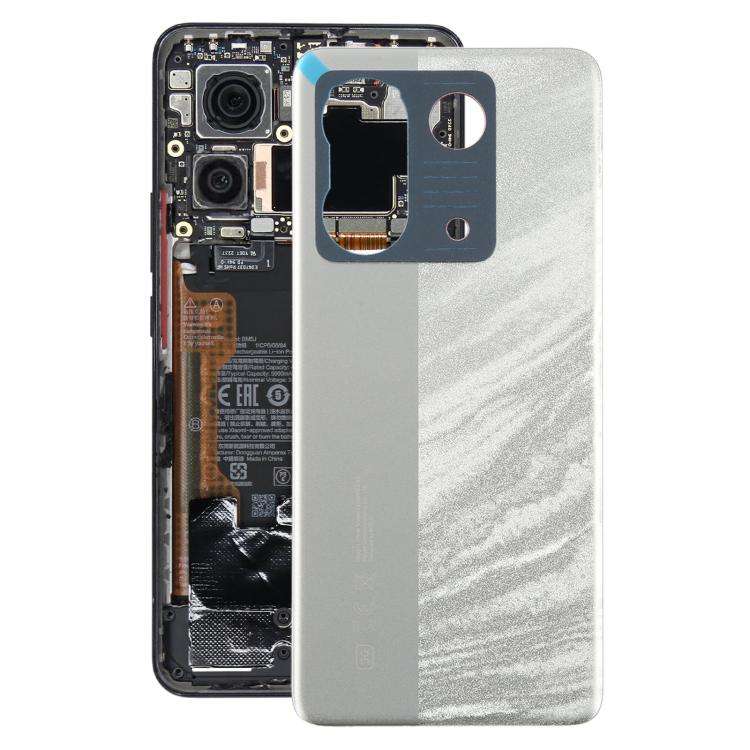 For Xiaomi Poco M7 Pro 5G Original Battery Back Cover(Silver)
