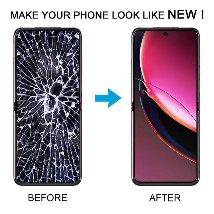 For Motorola Razr 40 Ultra / Moto Razr 2023 AMOLED Material Original LCD Screen with Digitizer Fu...