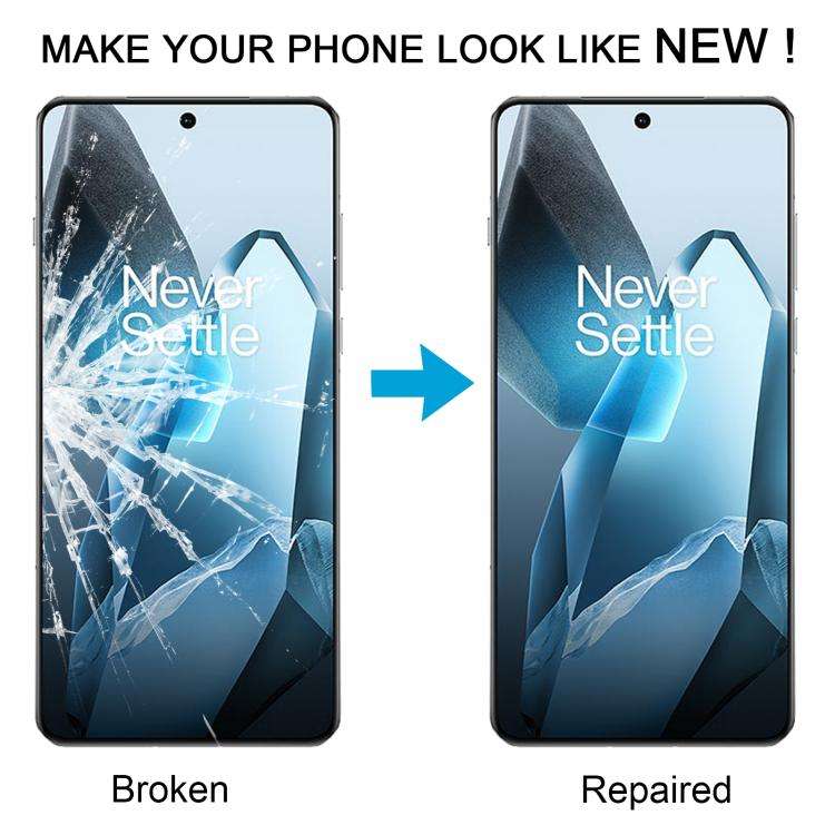 For OnePlus 13 CPH2655 CPH2653 PJZ110 Front Screen Outer Glass Lens with OCA Optically Clear Adhe...