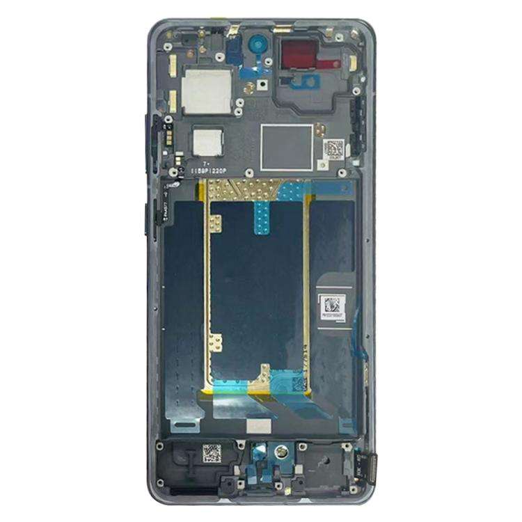 For OnePlus 13R CPH2645 CPH2691 CPH2647 Middle Frame Bezel Plate (Black)