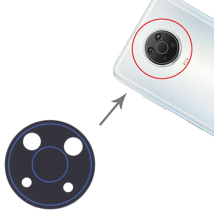 For Nokia G20 10pcs Back Camera Lens