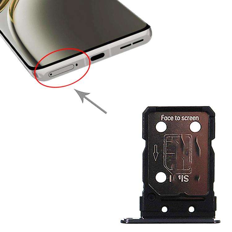 For OnePlus Ace 3 SIM Card Tray (Black)