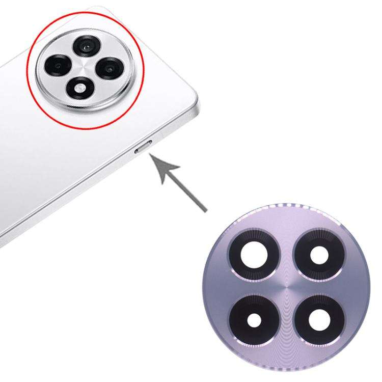 For OnePlus Ace 5 Pro PKR110 Back Camera Lens (Purple)