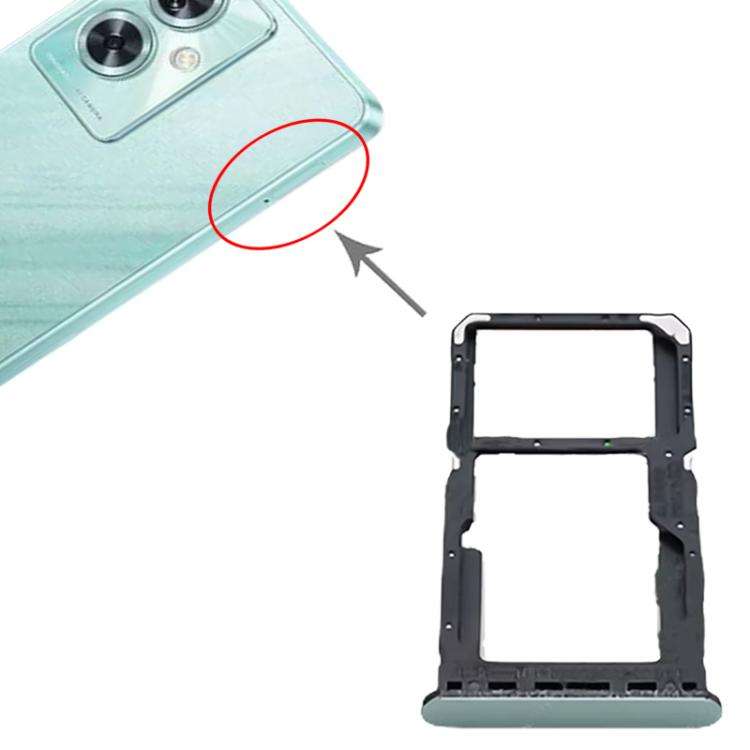 For OnePlus Nord N30 SE 5G CPH2605 SIM + SIM / Micro SD Card Tray (Green)