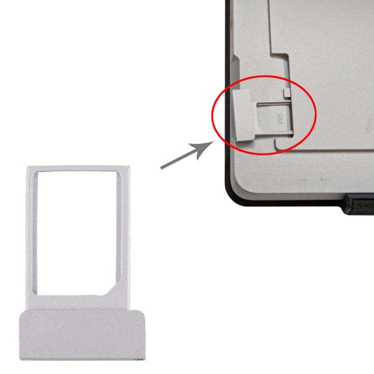 For Microsoft Surface Pro 7+ LTE SIM Card Tray (Silver)
