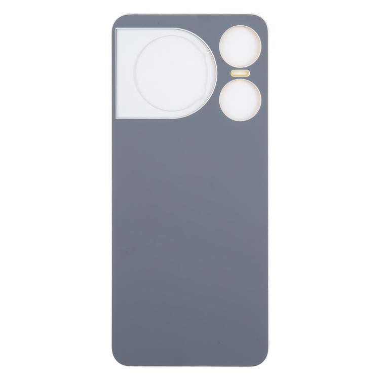 For ZTE nubia Music 2 Glass Battery Back Cover with Adhesive(Yellow)