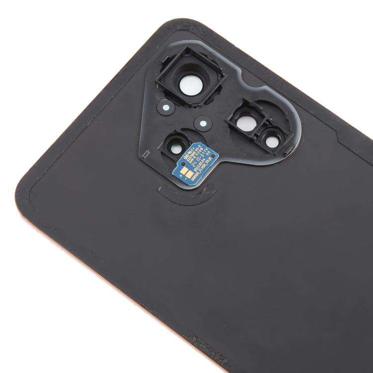 For Boost Celero 5G 2024 Glass Battery Back Cover with Camera Lens Cover(Orange)