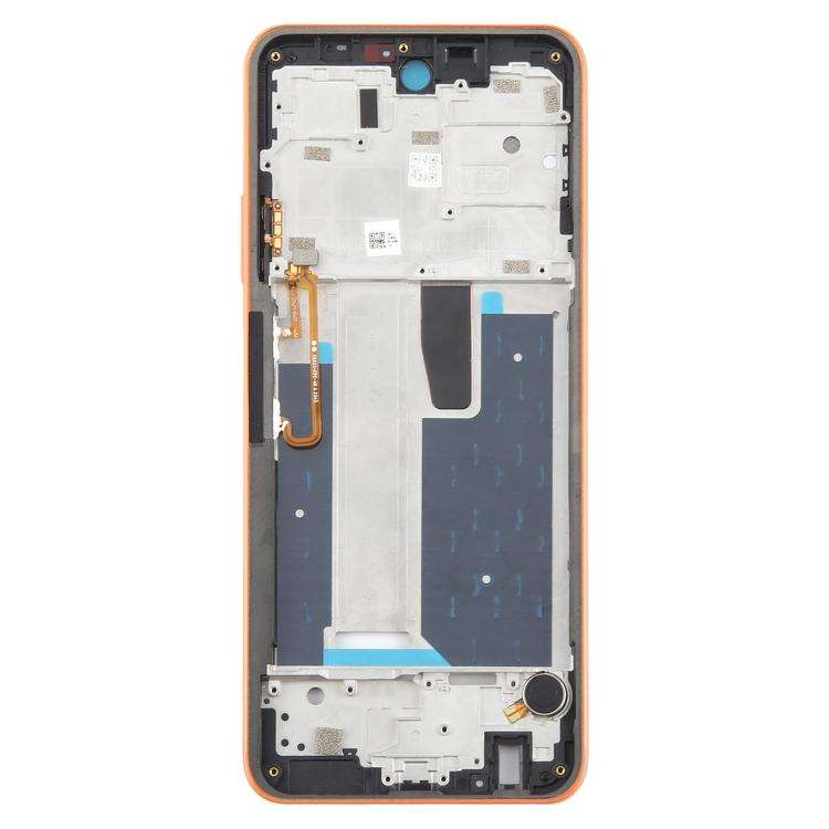 For Boost Mobile Celero 5G 2024 Middle Frame Bezel Plate (Orange)