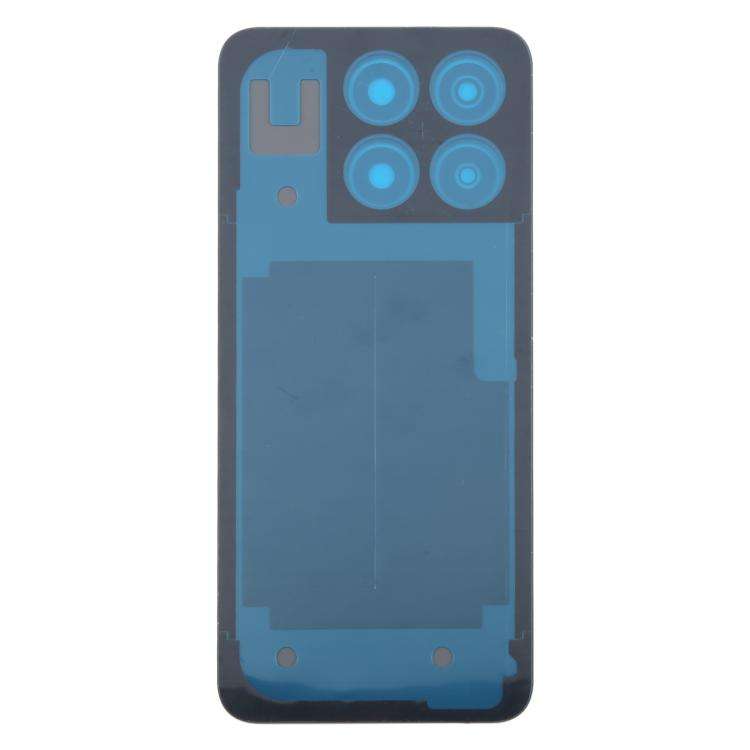 For ZTE Blade A35 Z2453 Plastic Back Cover with Camera Lens Cover(Black)