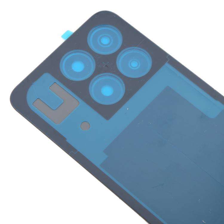 For ZTE Blade A35 Z2453 Plastic Back Cover with Camera Lens Cover(Black)