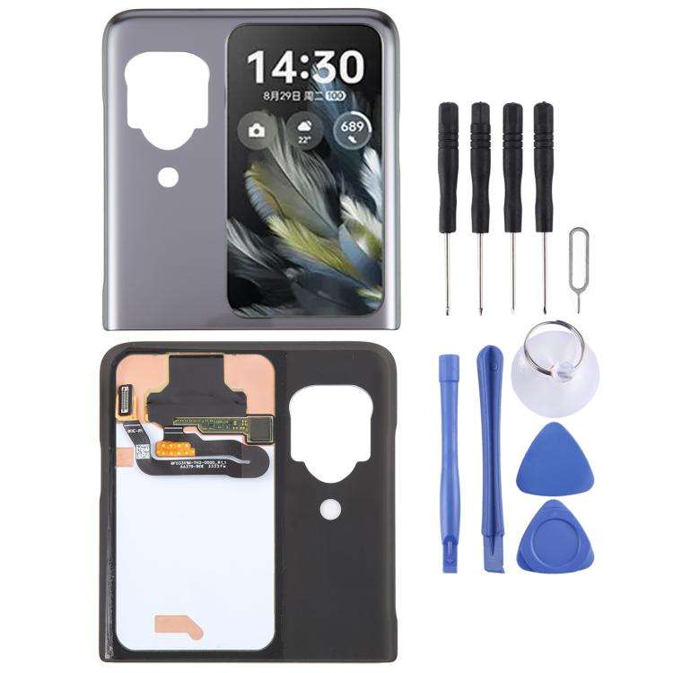 For OPPO Find N3 Flip Original LCD Secondary Screen with Digitizer Full Assembly (Black)