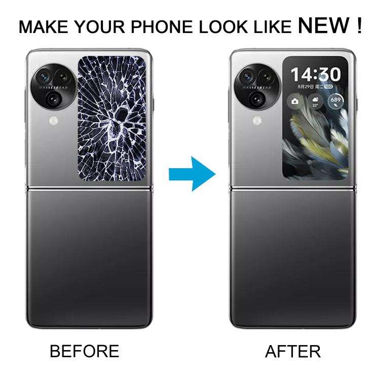 For OPPO Find N3 Flip Original LCD Secondary Screen with Digitizer Full Assembly (Black)