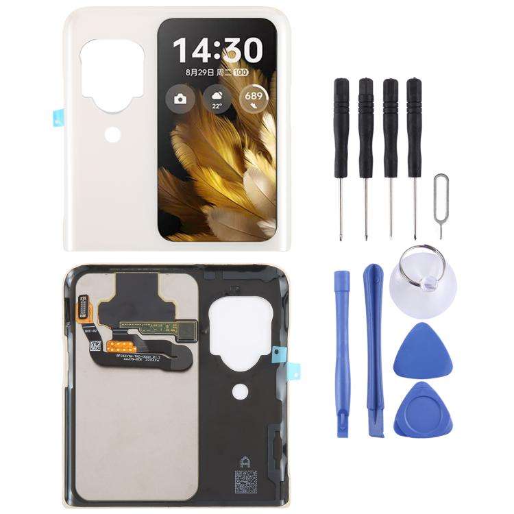 For OPPO Find N3 Flip Original LCD Secondary Screen with Digitizer Full Assembly (Gold)