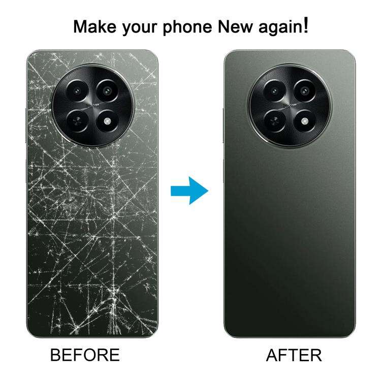 For Realme 12+ 5G India Original Back Cover with Camera Lens Cover(Green)