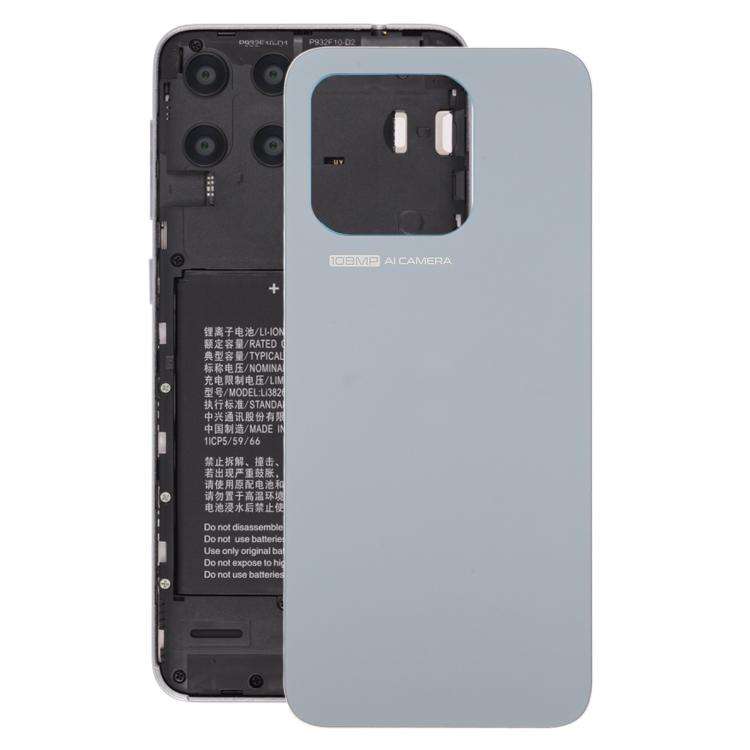 For ZTE Blade V70 / Axon 70 Glass Battery Back Cover with Adhesive(Gray)