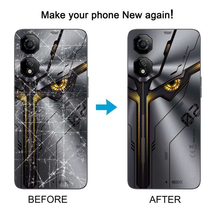 For ZTE nubia Neo 2 Z2352N Plastic Battery Back Cover with Camera Lens Cover(Silver)